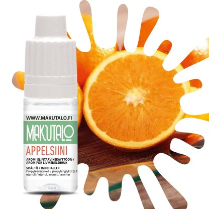 Makutalo appelsiini elintarvikearomi 10ml pullo