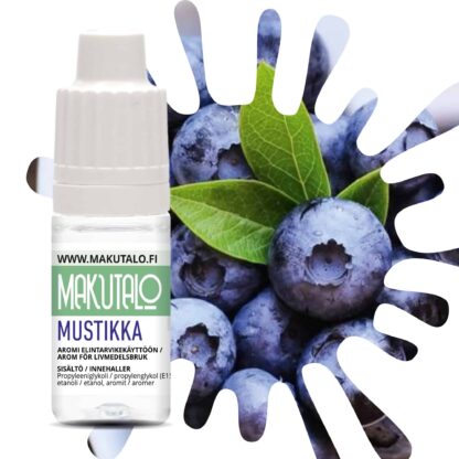 Mustikka elintarvikemakutiiviste aromi 10ml makutalo