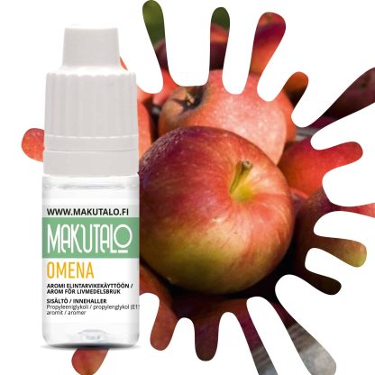 Omenan makuinen makutiiviste aromi makutalo 10ml pullo